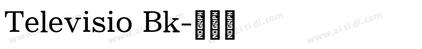 Televisio Bk字体转换